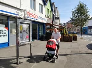 Stainless Steel Noticeboard for Sustainable Bishopston